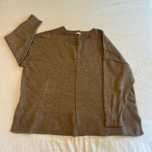 Oversized Tan Sweater